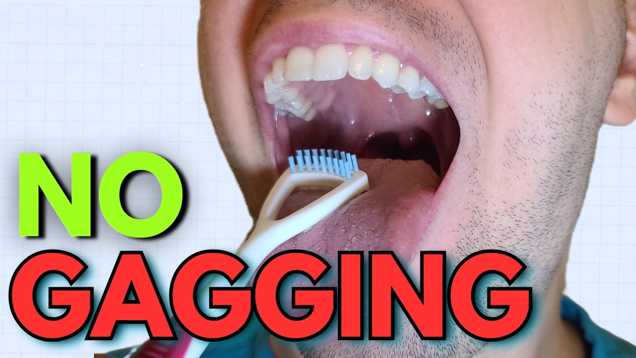 Brush Your Tongue Without Gagging