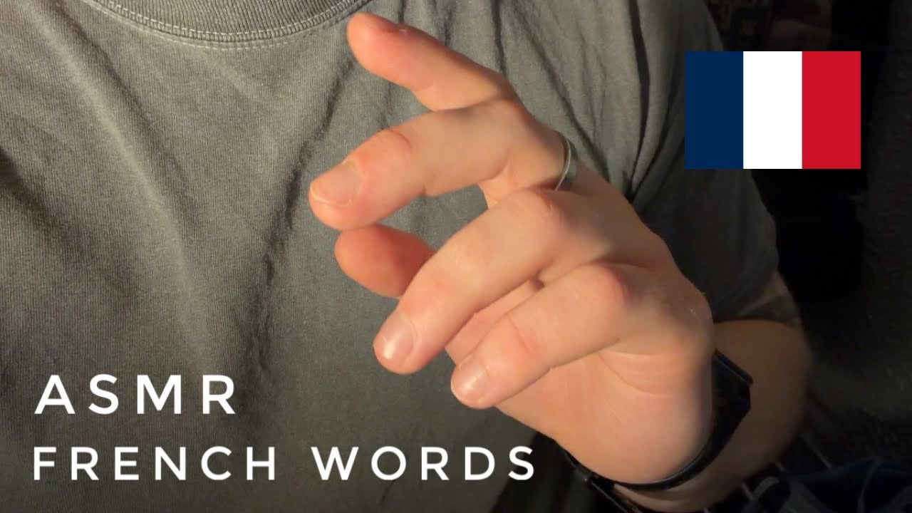 ASMR French Trigger Words | Up-close Whispers, Hand Movements (Asmr en Français) (lo-fi)