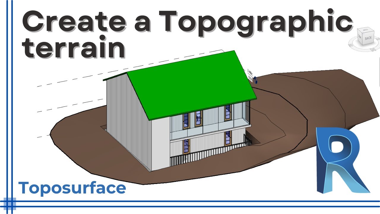Revit - How to draw a topographic terrain for your projects (Toposurface)
