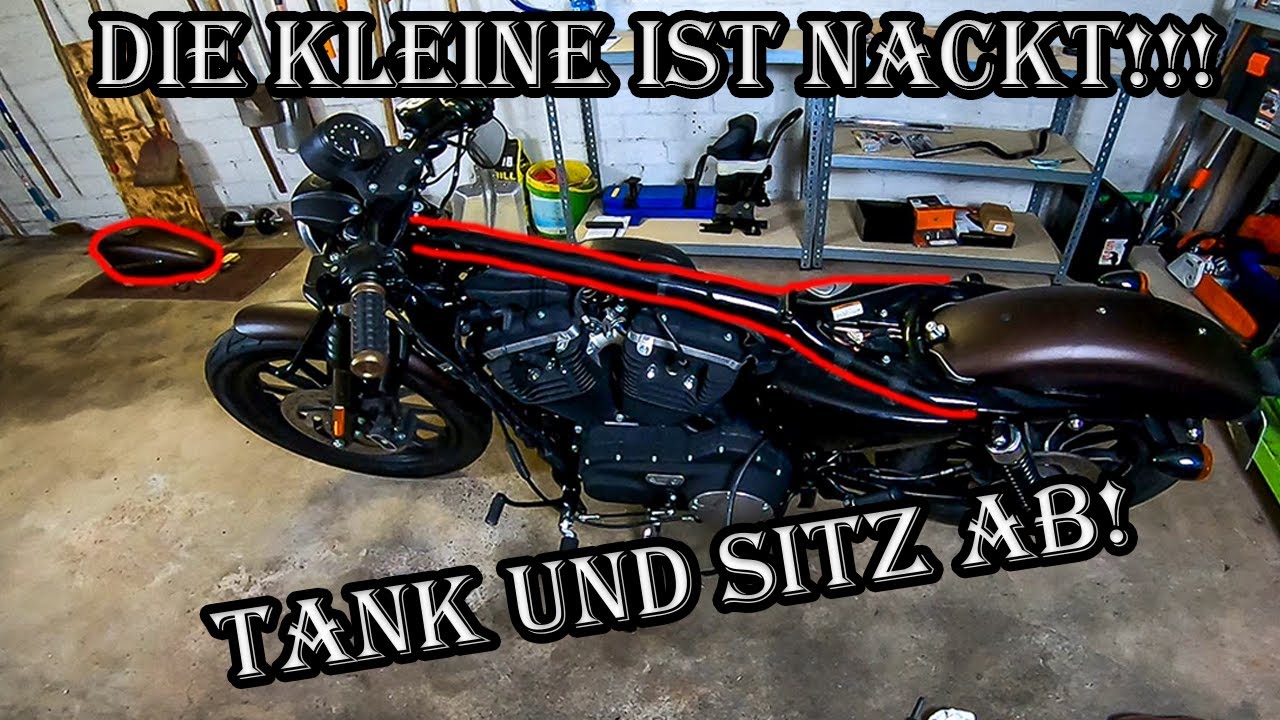 🧐Abnehmen SITZ & TANK Iron 883| Sportster |🛠Umbau #03
