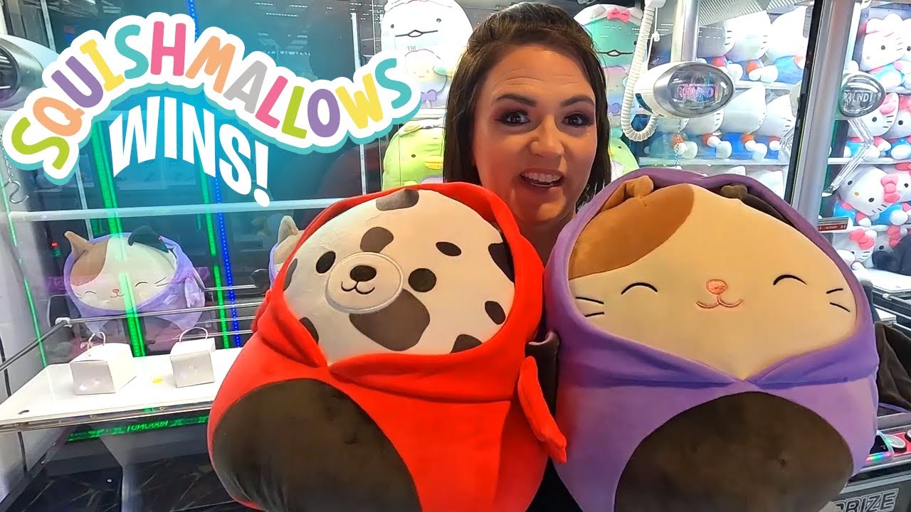 We Won Awesome Halloween Squishmallows from Round 1 Arcade!