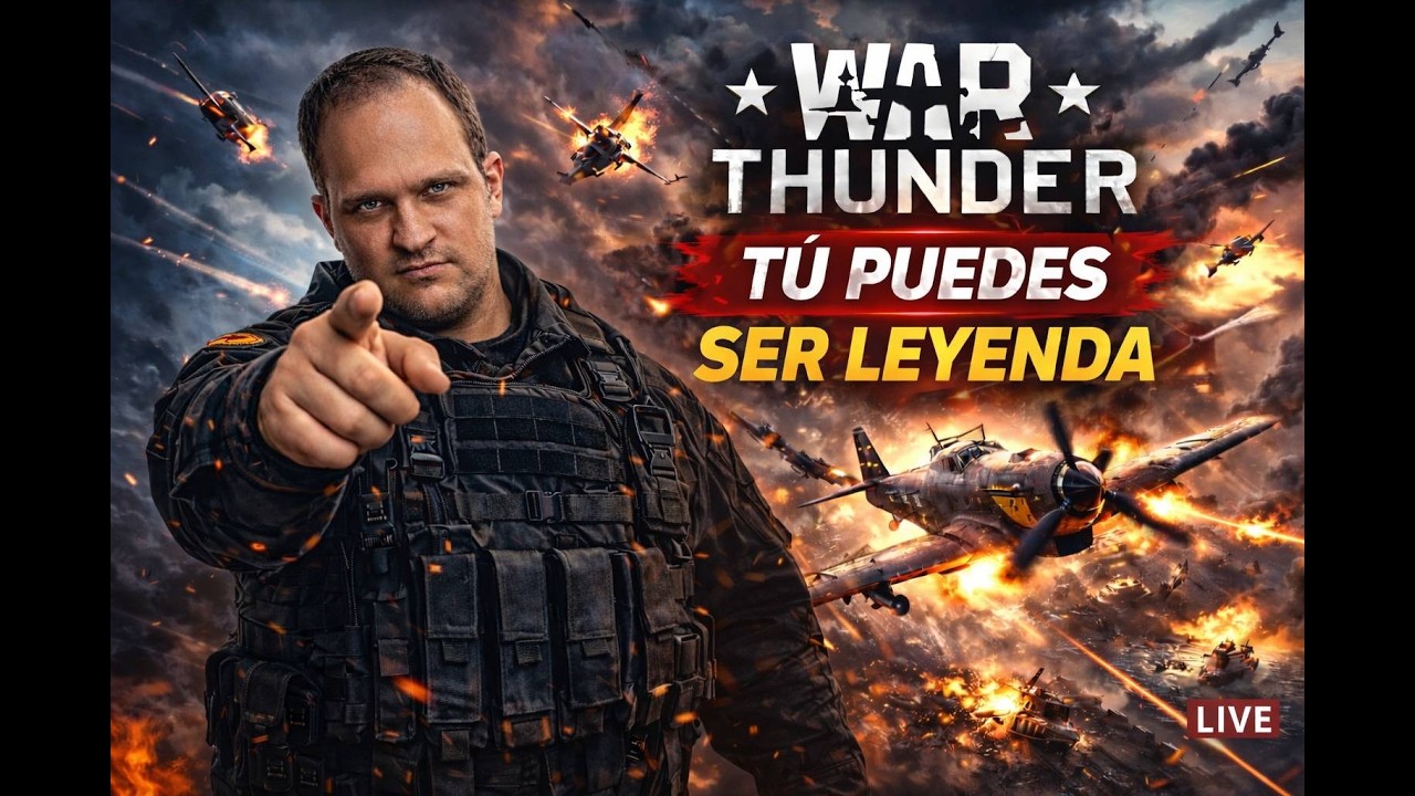 🔴 ⚔️ HOY SE FORJAN LEYENDAS EN LOS CIELOS WAR | THUNDER EN VIVO |  🔥