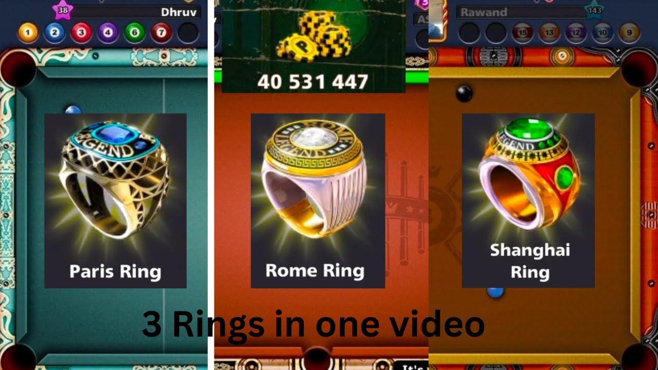 How to Increase Coins Fast in 8 Ball Pool | 40M Coins + Table Rings Tips
