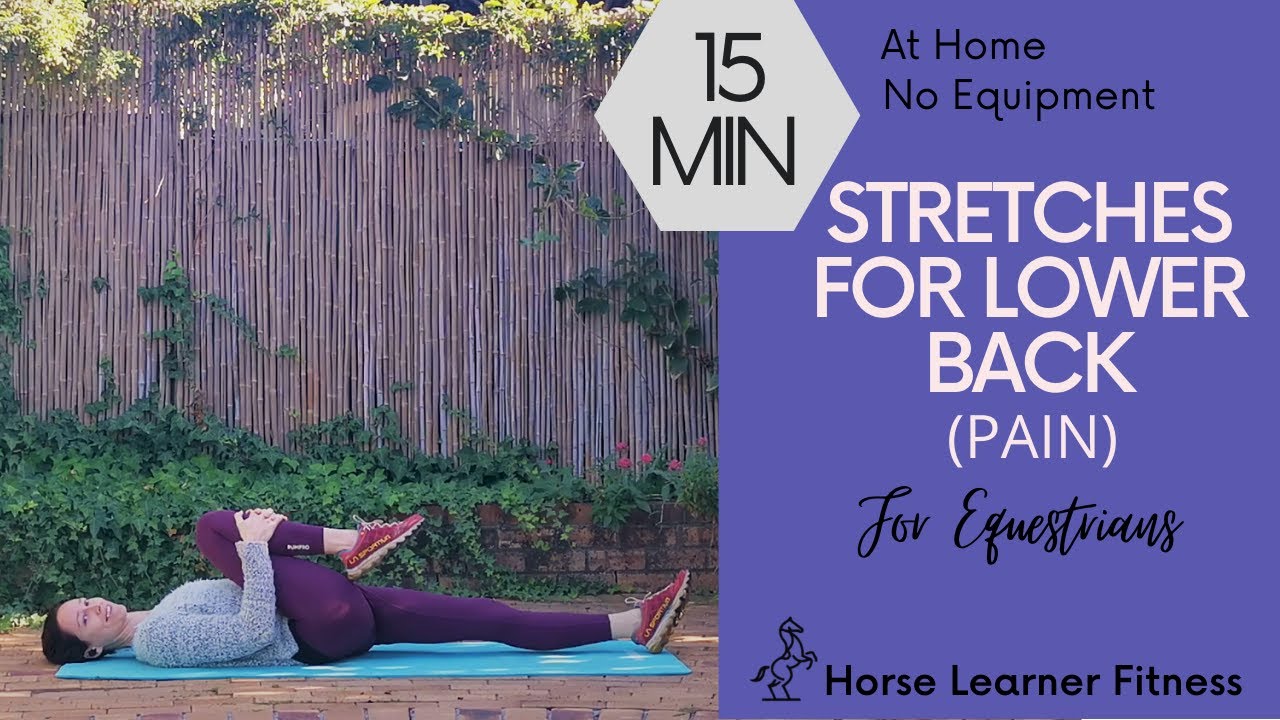 Slow Stretch for Lower Back (Pain) | Stretching for Horse Riders