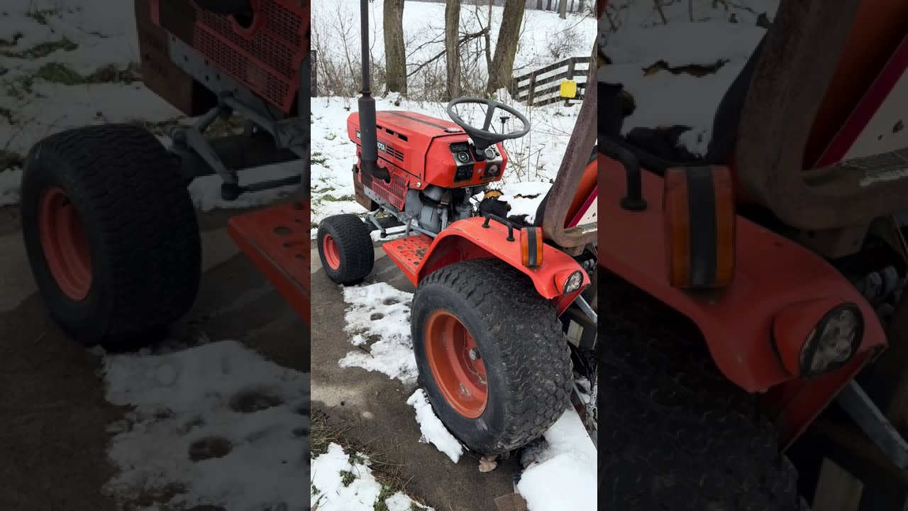 Kubota B6200 Cold Start