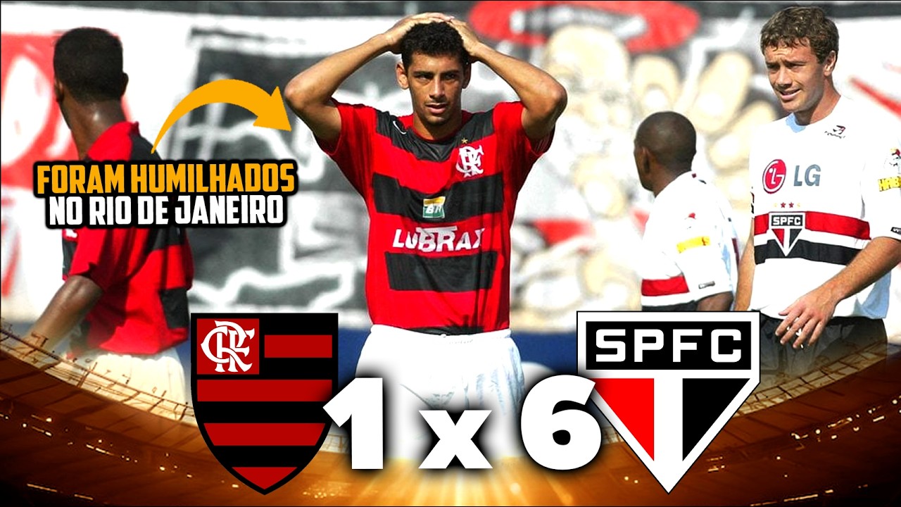 O DIA QUE O SÃO PAULO HUMILHOU O FLAMENGO E APLICOU UMA GOLEADA HISTÓRICA