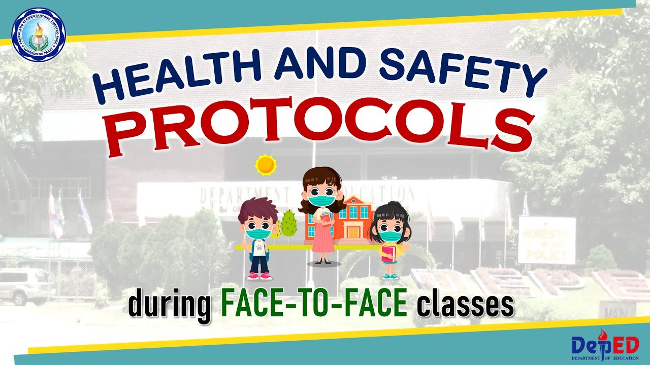 TPES HEALTH AND SAFETY PROTOCOLS DURING FACE-TO-FACE CLASSES