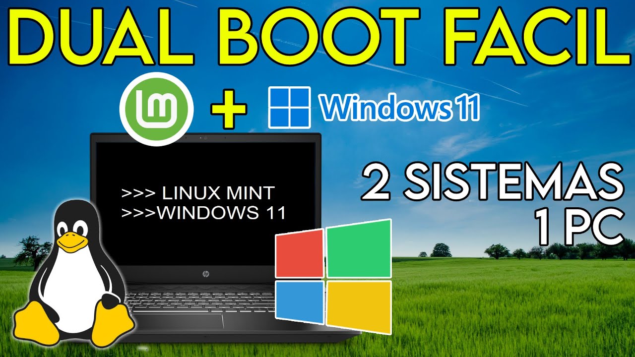 NO borres Windows para usar Linux. Instala Windows 11 y Linux Mint Juntos en la MISMA PC Paso a Paso