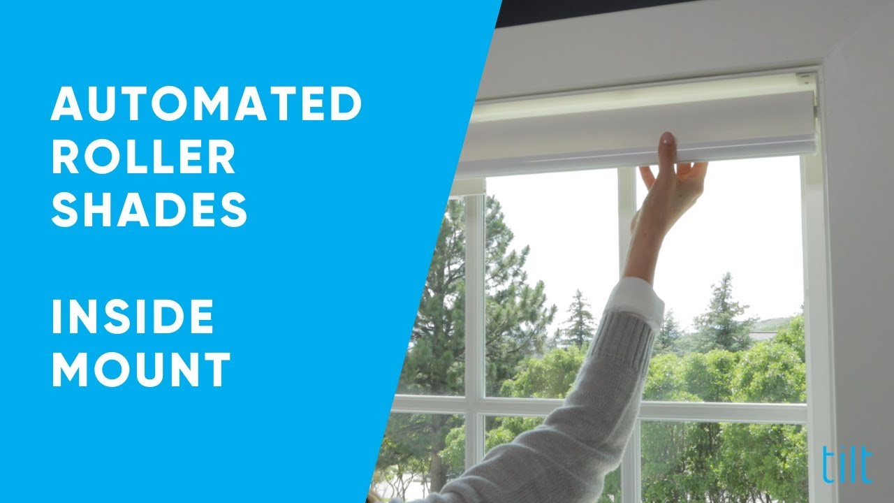 Inside Mount Installation - Automated MySmartRollerShades