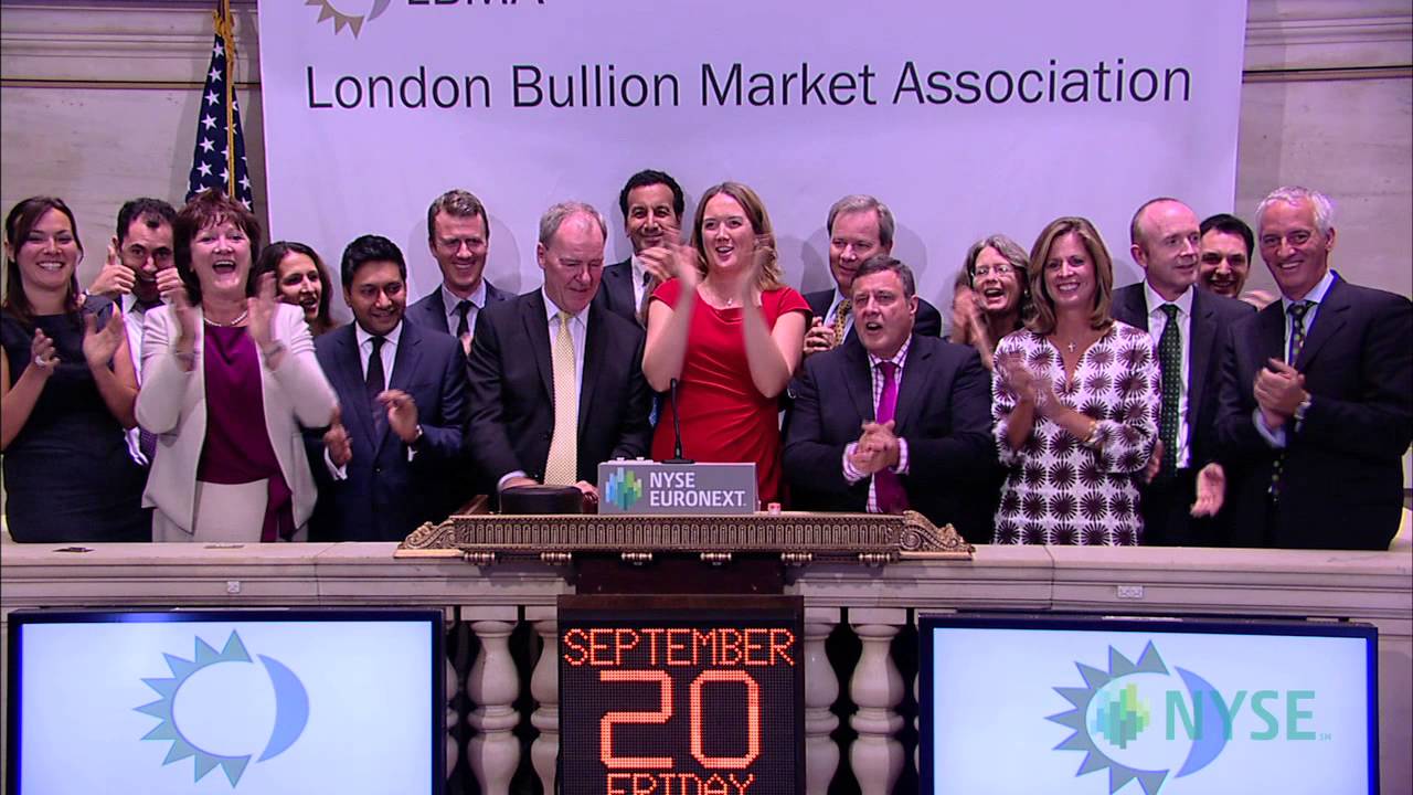The London Bullion Market Association Visits the New York Stock Exchange