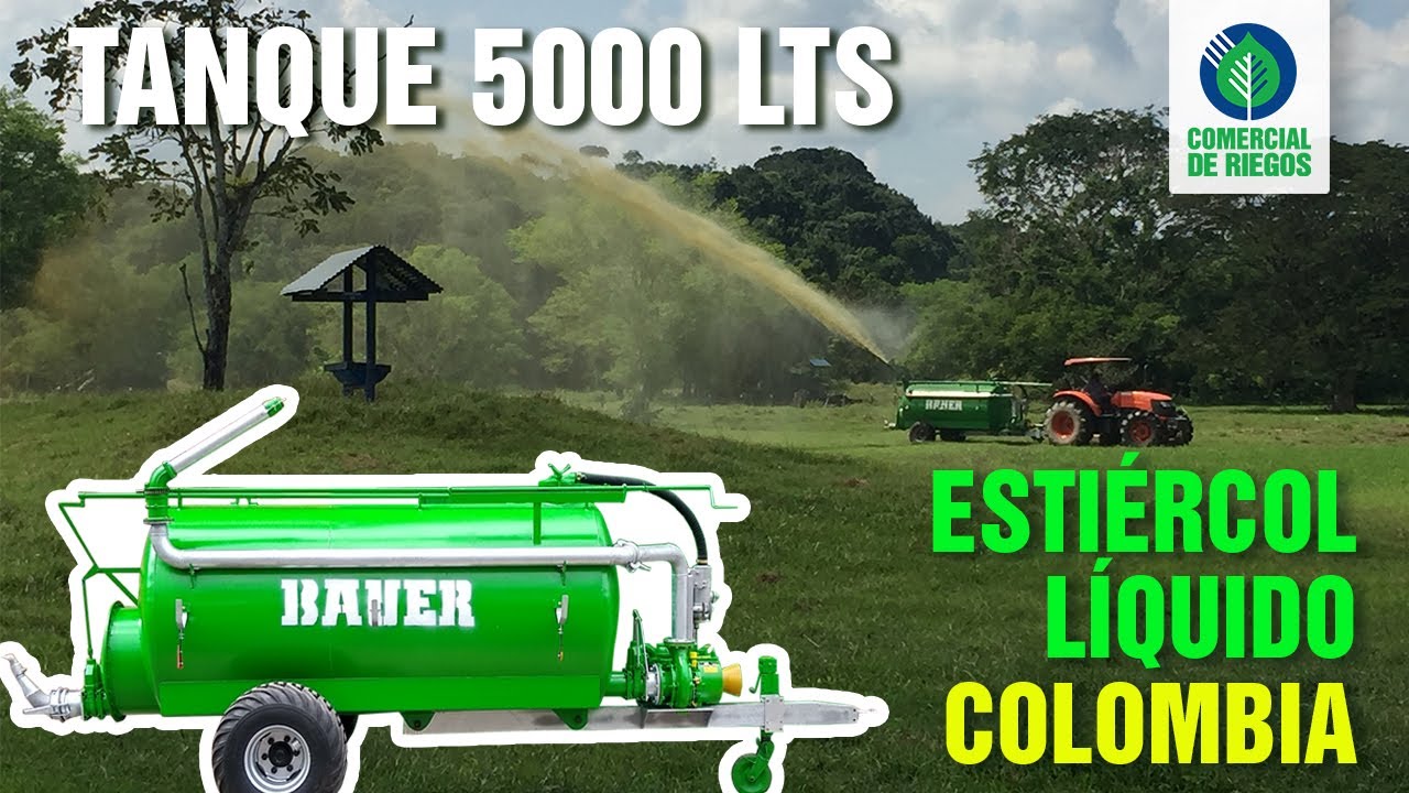 Tanque Estercolero Combi 5000 lts | Riego de Estiércol Líquido | Instalación Puerto Salgar | Compost