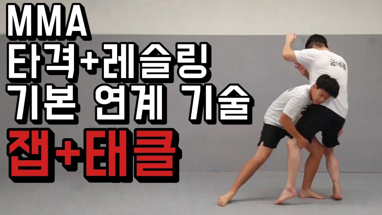 MMA 타격+레슬링 연계의 기본, 잽+태클 알려드립니다!