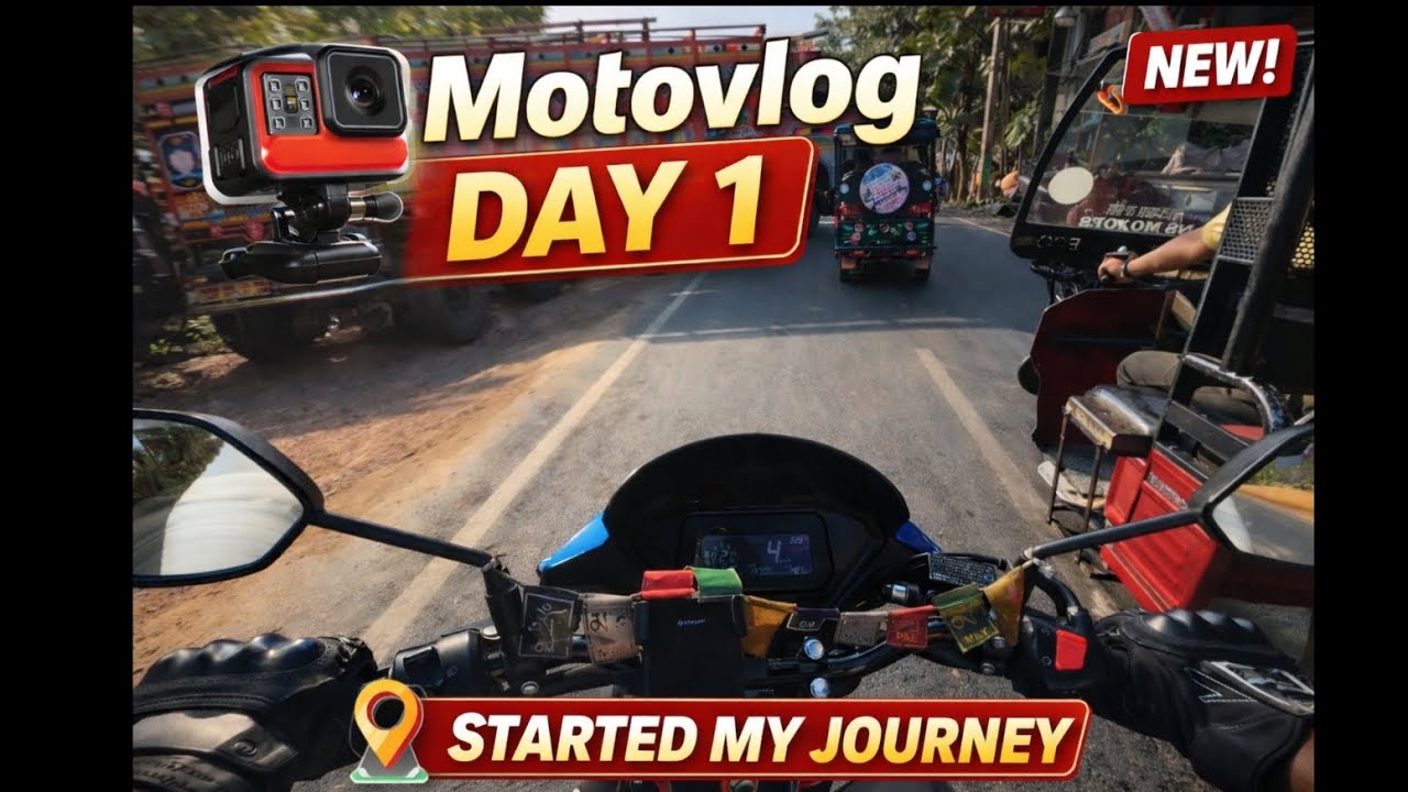 A Fresh Start|Motovlog Day 1|A New Journey Begins 🏍️|#travel #motovlog 