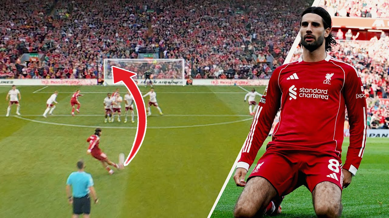 EVERY Angle of Unstoppable Dominik Szoboszlai Free-Kick! | Liverpool vs Arsenal
