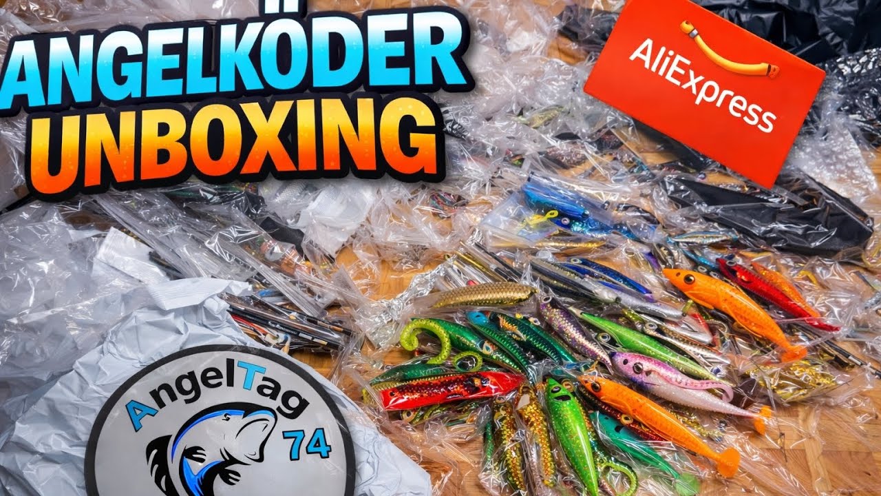 🎁 Angelköder Unboxing  #angeltag74 #angelköder #angeln #aliexpress
