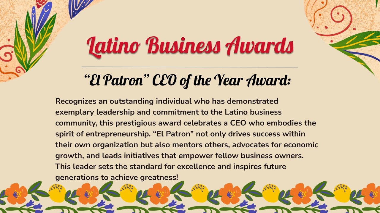 &ldquo;El Patron&rdquo; CEO of the Year Award: Eric Carson