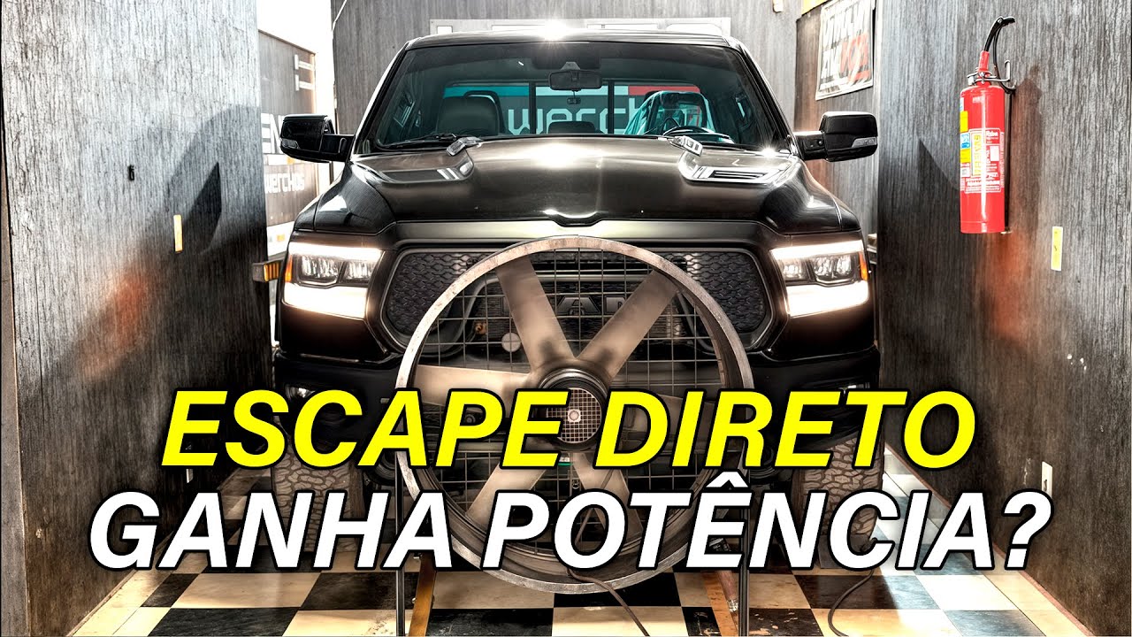 RAM 1500 V8 DIRETÃO no DINAMÔMETRO