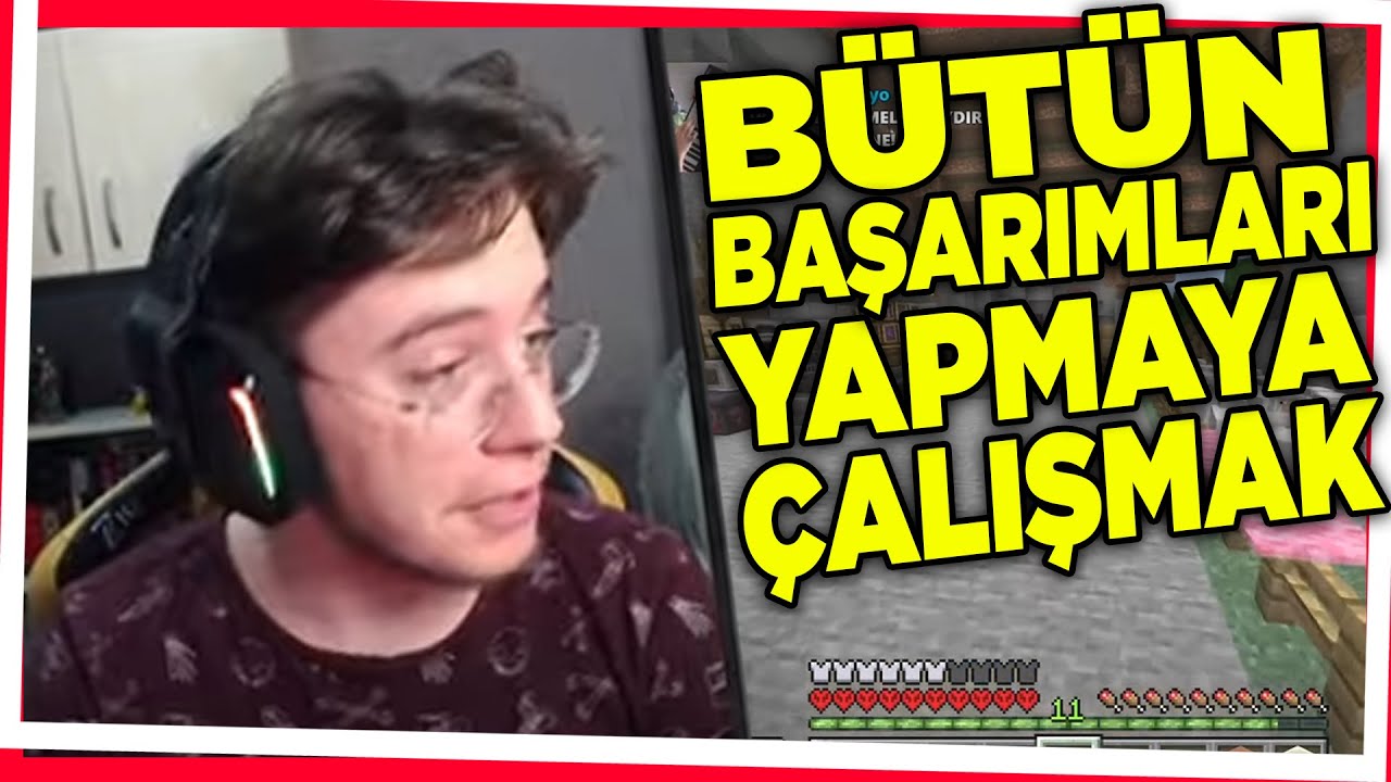 Doğukan Adal | BÜTÜN BAŞARIMLARI YAPMAYA ÇALIŞMAK | 1.17 Hardcore Oynuyor! (23 Temmuz)