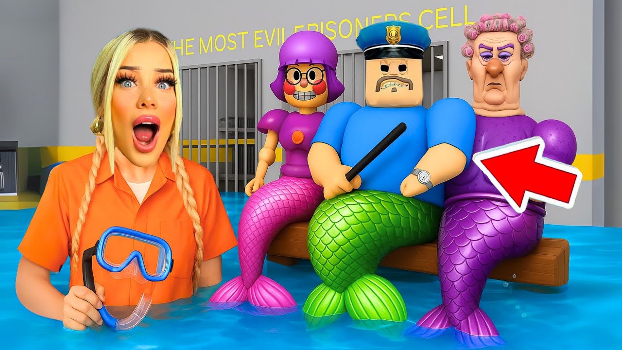 MEERJUNGFRAU BARRYS PRISON Gefängnis in ROBLOX 😳