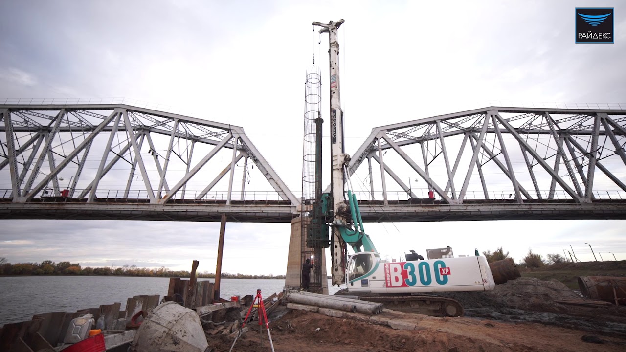 Технология  буронабивные сваи с обсадной трубой Райдекс