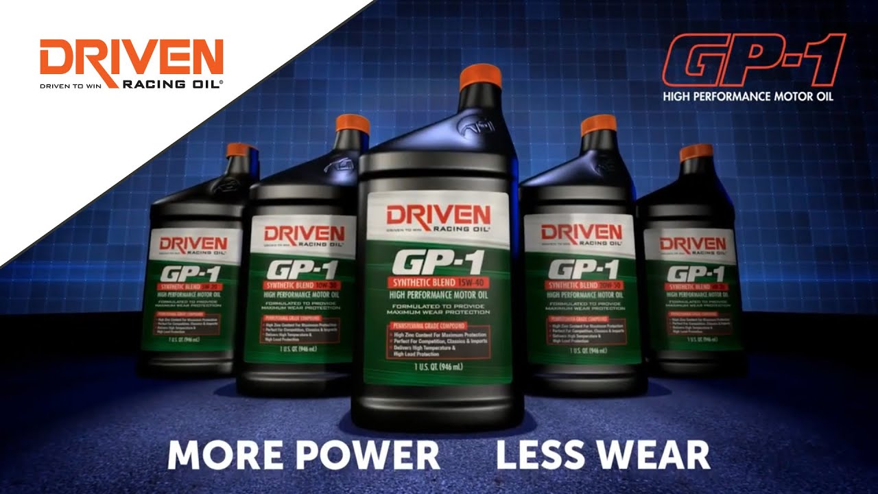 Driven GP-1 Synthetic Blend High Performance Motor Oils