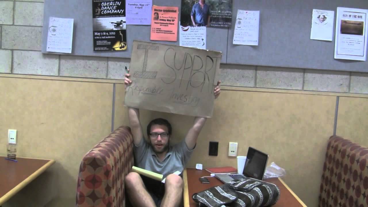 Support Responsible Investing at Oberlin College