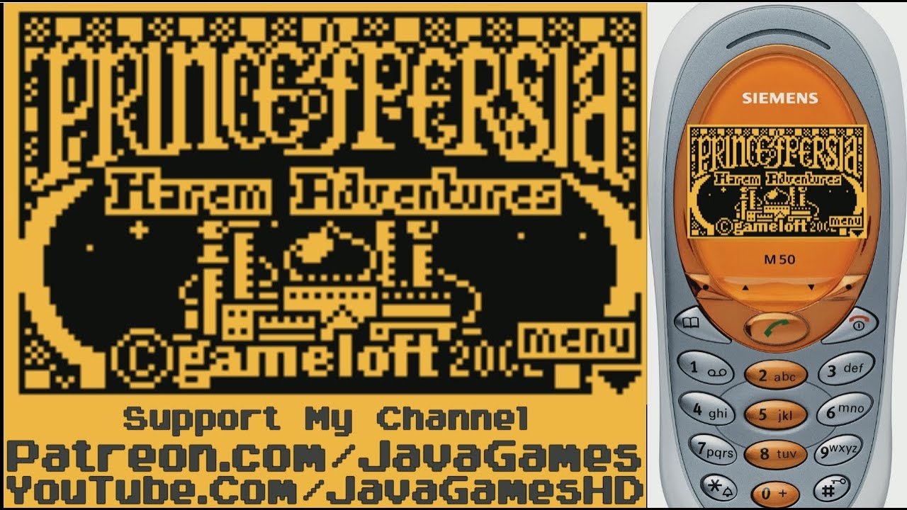 Prince of Persia: Harem Adventures Сименс M55 Java игра - ПОЛНОЕ ПРОХОЖДЕНИЕ (Gameloft 2002 год)