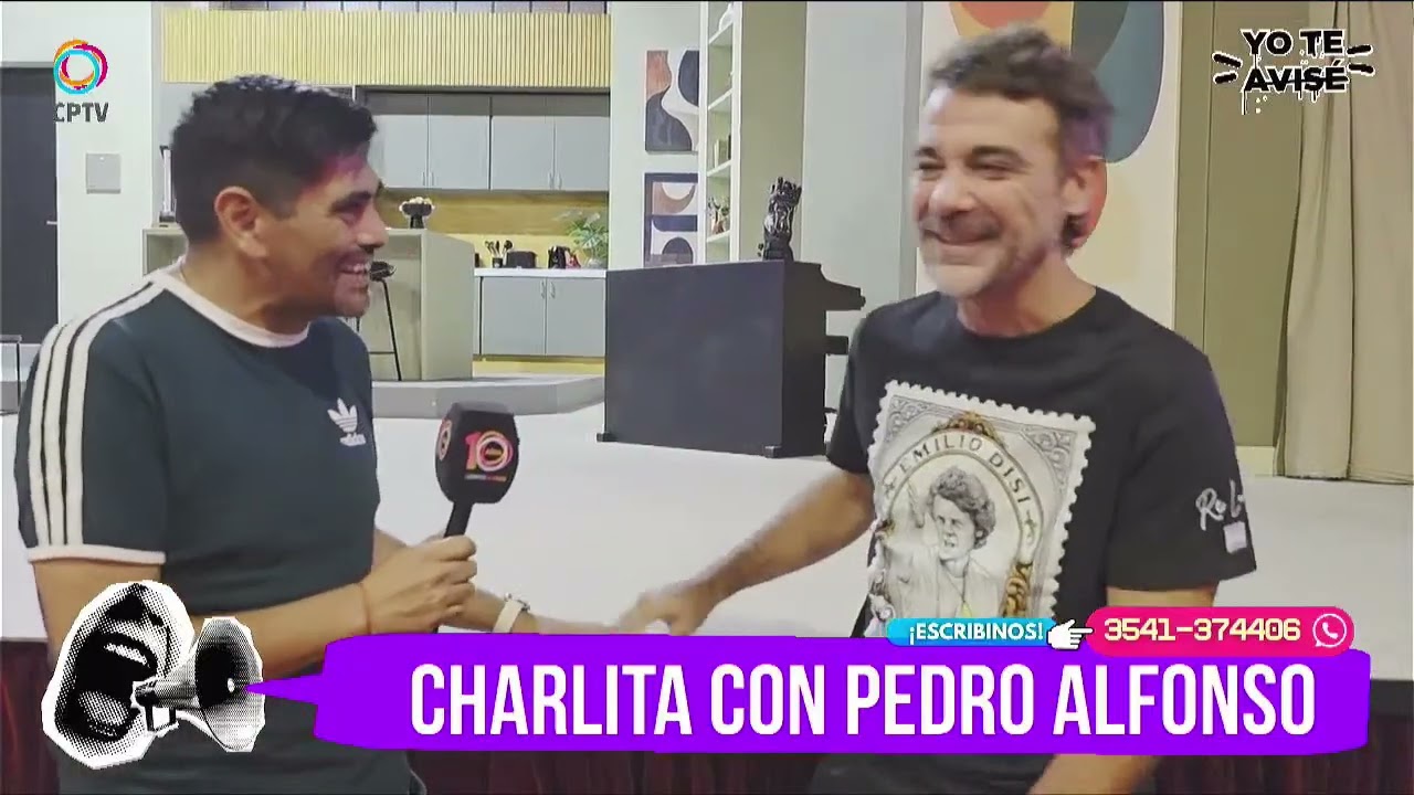 CHARLAMOS TRANQUILAMENTE CON PEDRO ALFONSO