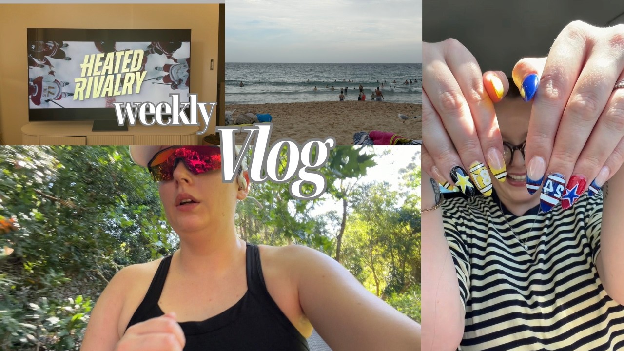 WEEKLY VLOG - Spend a Week Off Work With Me! Writing my book, Reading, Gym, Heated Rivalry Nails