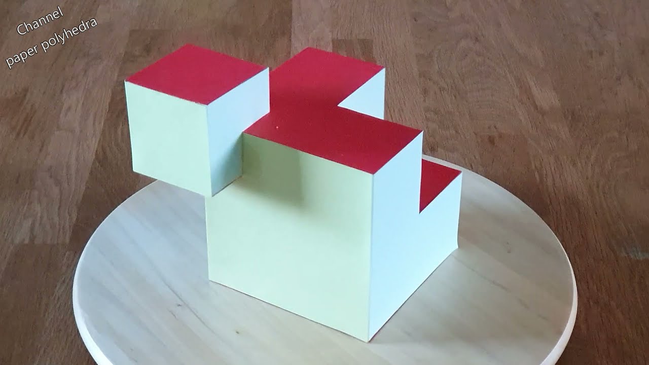 Paper Large Cubic Shape 3 Tutorial