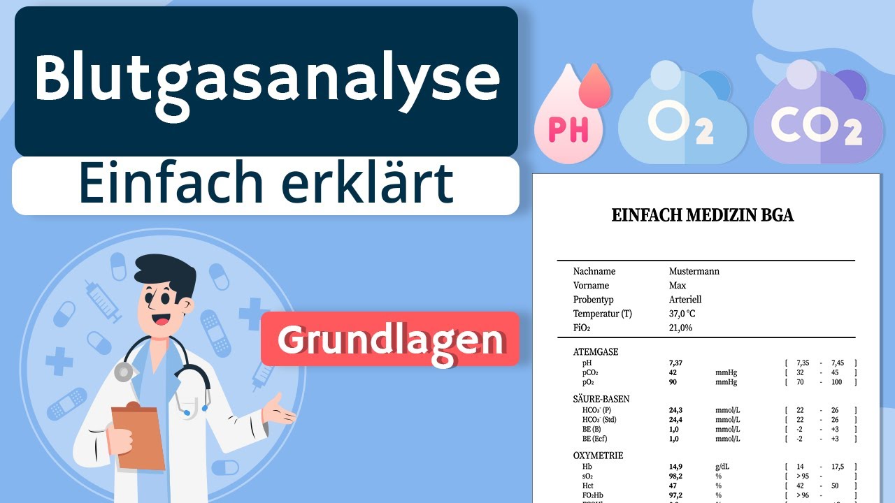 Blutgasanalyse (BGA) - Grundlagen und Werte erklärt