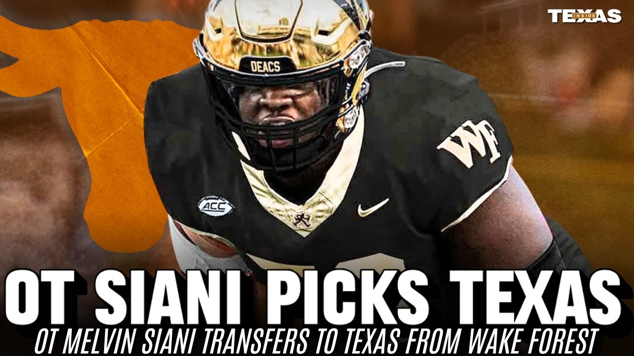 BREAKING: Offensive Tackle Melvin Siani Portals to Texas