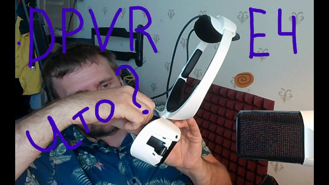 Обзор DPVR E4 . Симуляция в скорости 120.