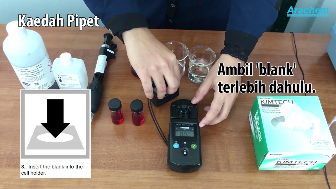 HACH Pocket Colorimeter II Fluoride