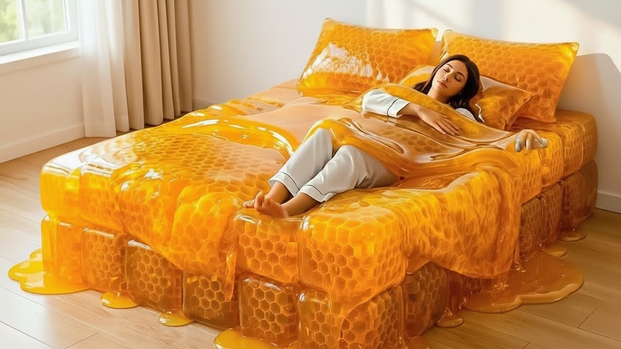 Sleeping on Unreal Beds… 🛏️✨ Relaxing AI Dream Bed ASMR