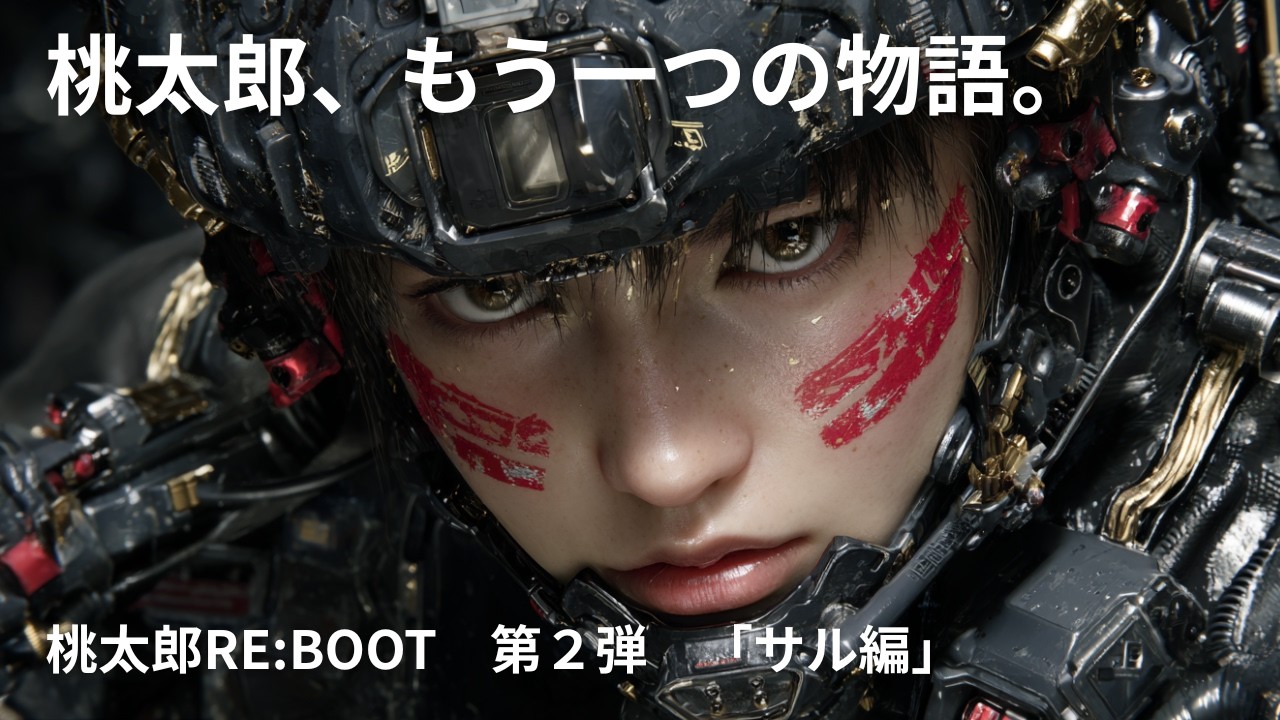 【AI動画・音楽】桃太郎RE:BOOT　「サル編」　本編　短編映画＃AI動画＃MOMOTARO RE:BOOT