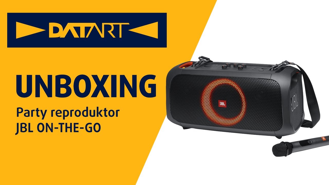 Party reproduktor JBL ON-THE-GO | unboxing