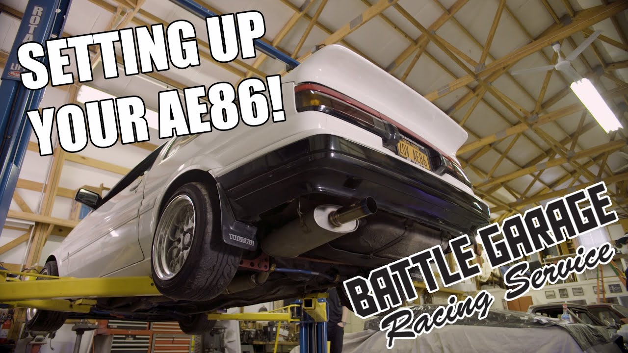 Setting Up Your AE86 With Battle Garage! Part 2 - Alignment and Suspension