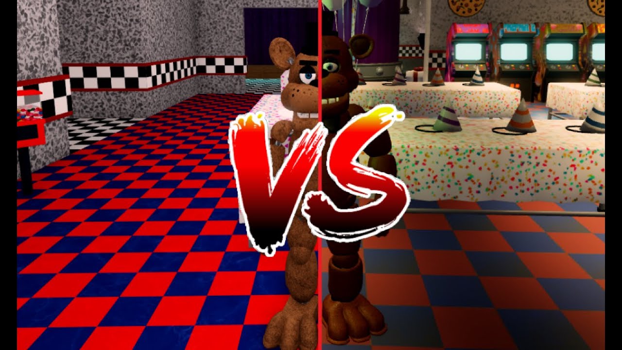 The Pizzeria Roleplay Remastered old vs new maps