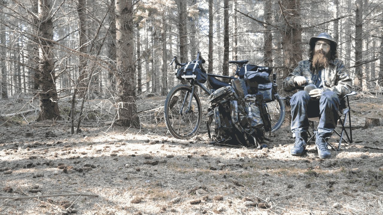 Bicycle trip  | Hungarian Lavvu Half |Ranger stove Meals & Forest Calm, birds singing  | No talking.