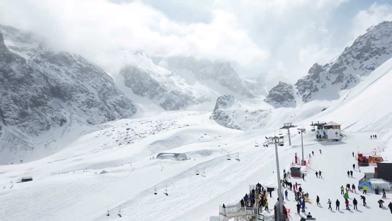Shymbulak drone shoot