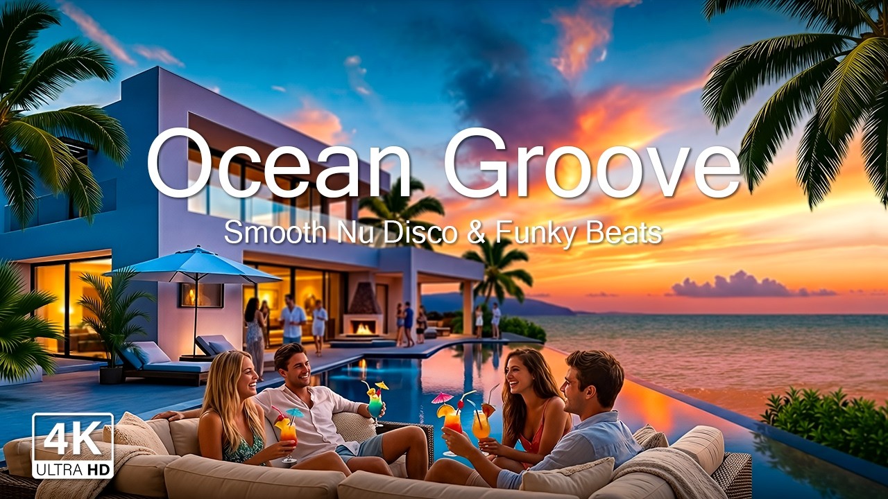 Ocean Sunset Romance 🌅 Smooth Nu Disco & Funk Lounge