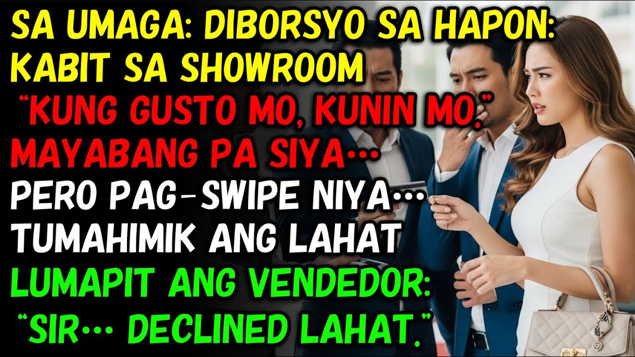 Diborsyo Sa Umaga.😡Sa Hapon, Rolls-Royce Para Sa Kabit🚗Pero Nang Swipin Ang Card… **Tumigil Lahat.**