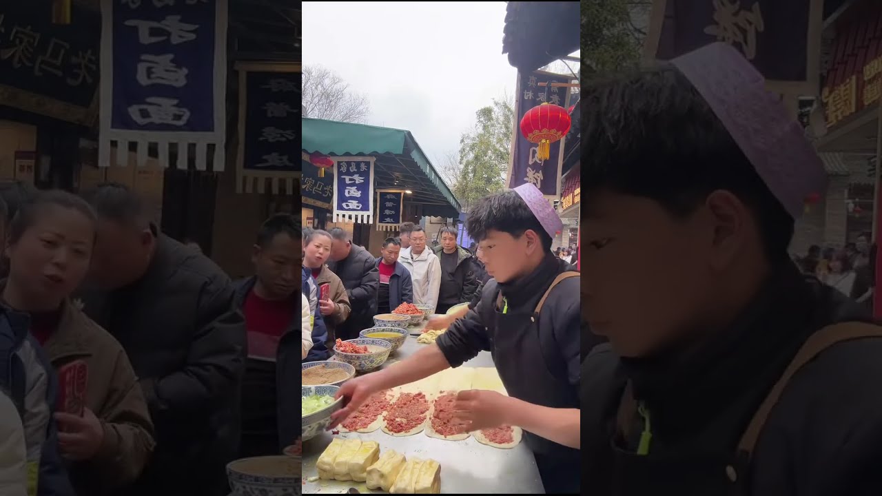 Live broadcast of street food specialties and fruit delicacies
