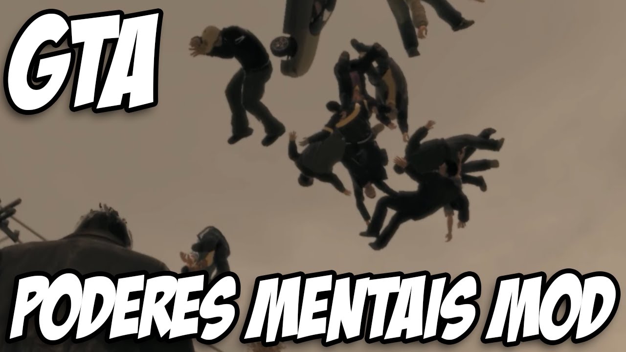 PODERES MENTAIS NO GTA MOD IMPRESSIONANTE!