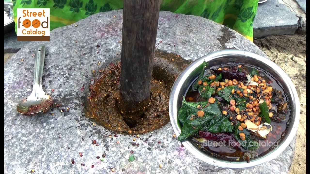 Village Style Gongura Pachadi - Andhra Gongura Chutney - Andhra Food Recipes - Street Food Catalog