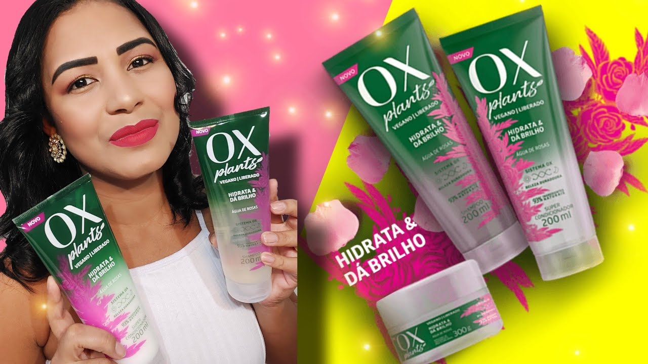 💋RESENHA OX PLANTS HIDRATA E DÁ BRILHO/ COM PASSO A PASSO DE APLICAÇÃO💋