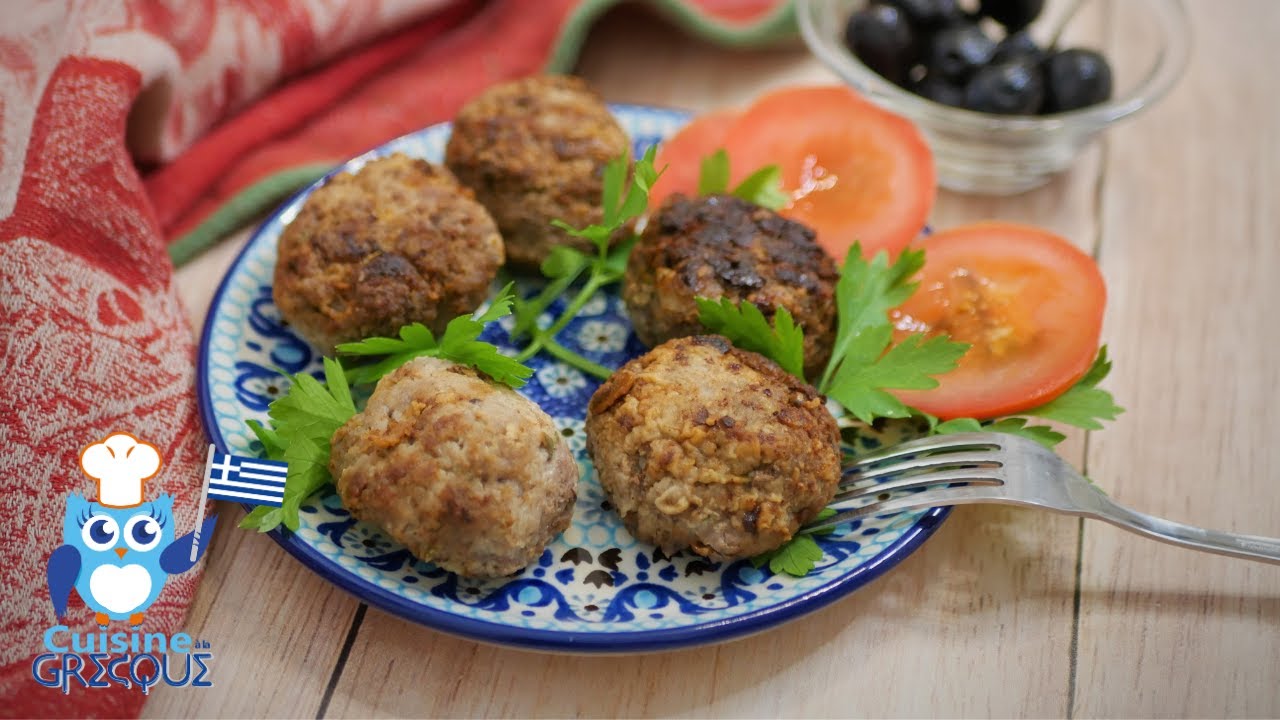 KEFTEDES - Boulettes de viande grecques - Cuisine à la grecque