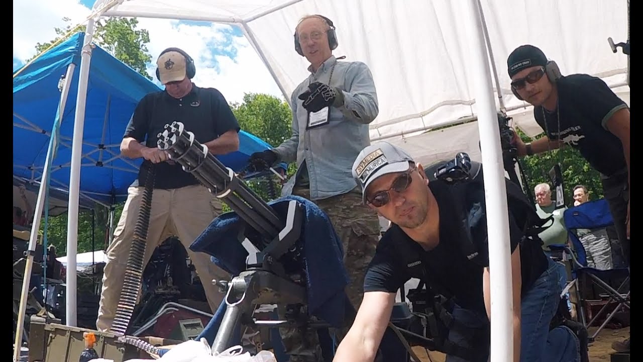 Dennis A. Todd Class III Firearms | G.E. M134 MINIGUN in action