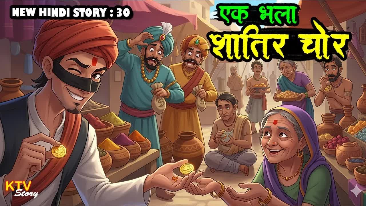 KTV683 एक भला शातिर चोर की कहानी, Man ko chu Lene Wali 4 Kahaniya, New hindi Story, New Moral Story